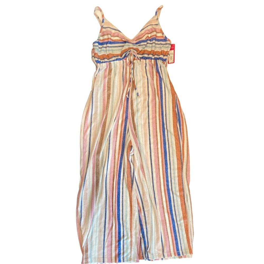 XHILARATION Cropped Swimsuit Cover Up Jumpsuit | L - Picture 9 of 14
